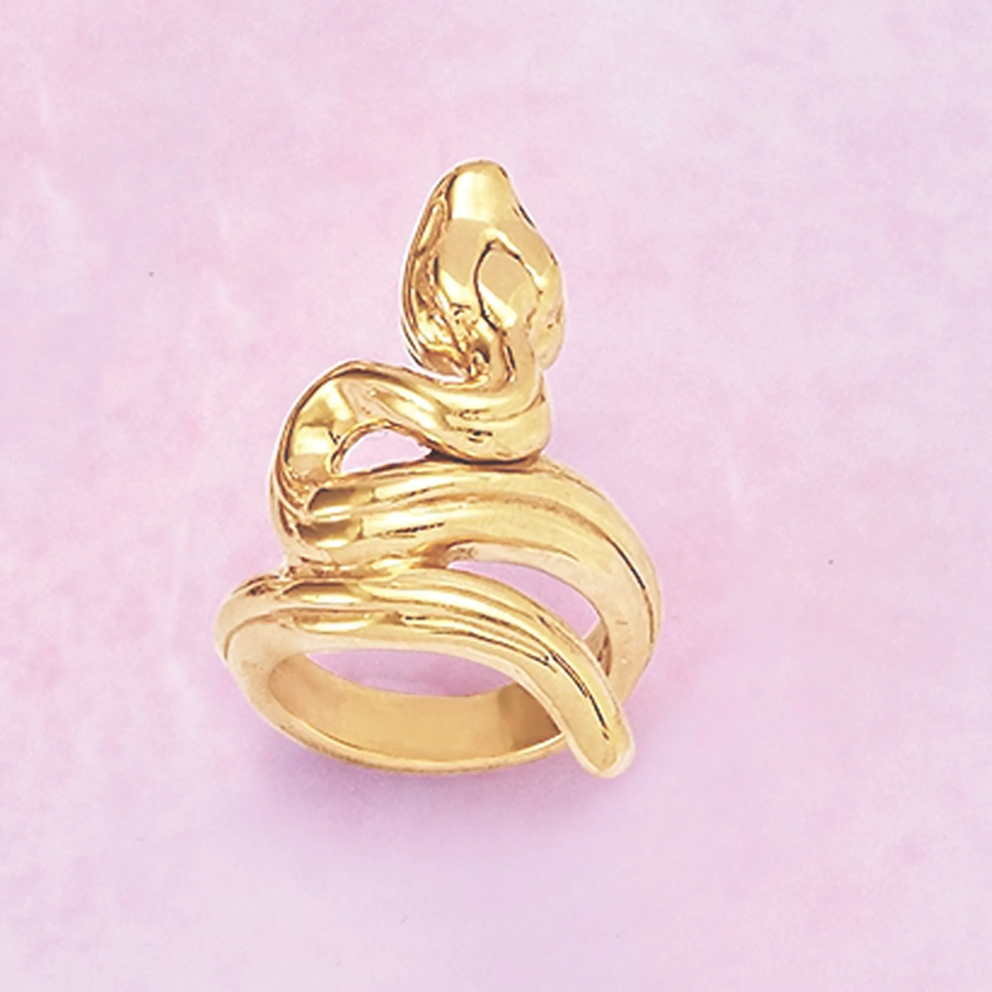 Ross-Simons Italian 18kt Yellow Gold Snake Ring