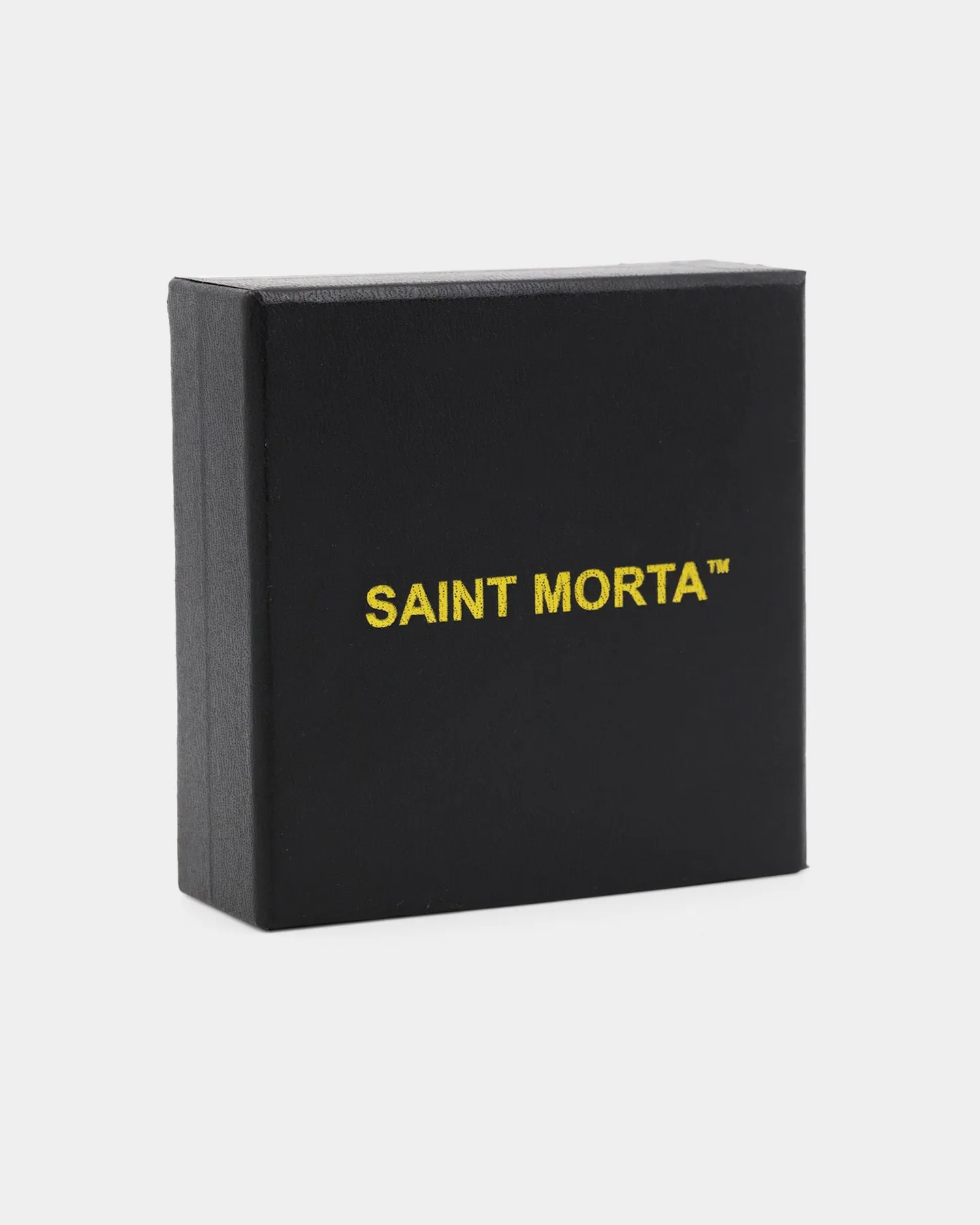 Saint Morta Iced Patch Cuban Necklace Iced White Gold