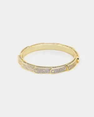 Saint Morta Layers Bracelet Iced Gold
