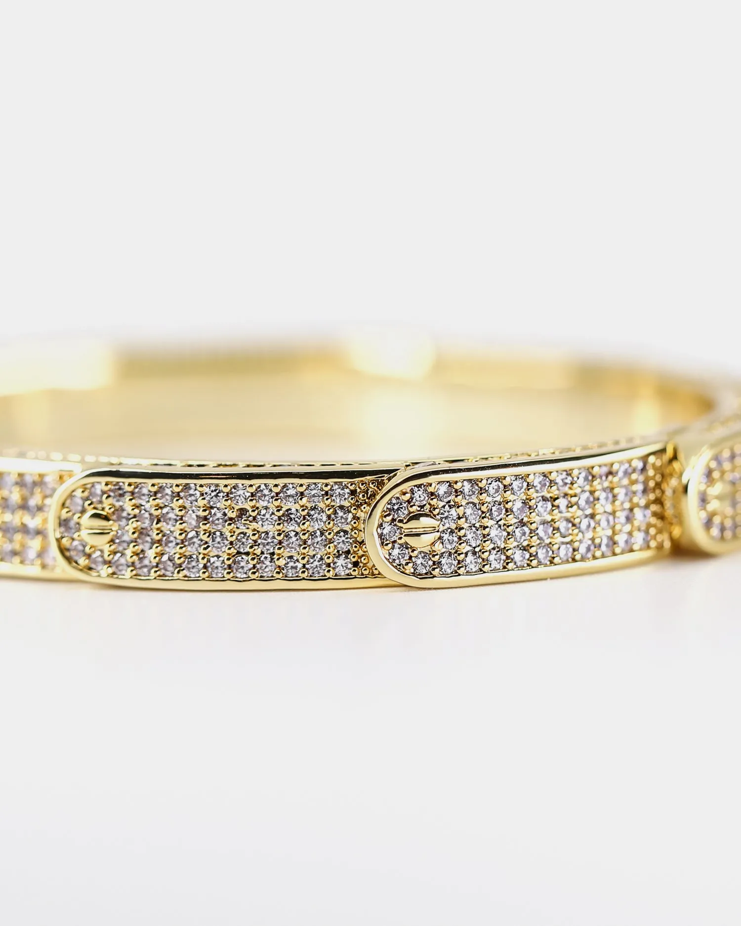 Saint Morta Layers Bracelet Iced Gold
