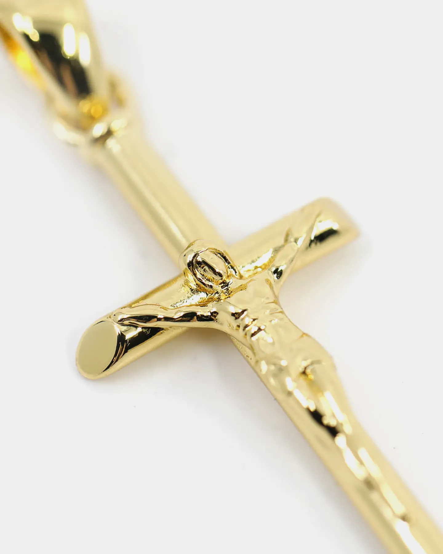 Saint Morta Men's Crucifix Pendant Gold