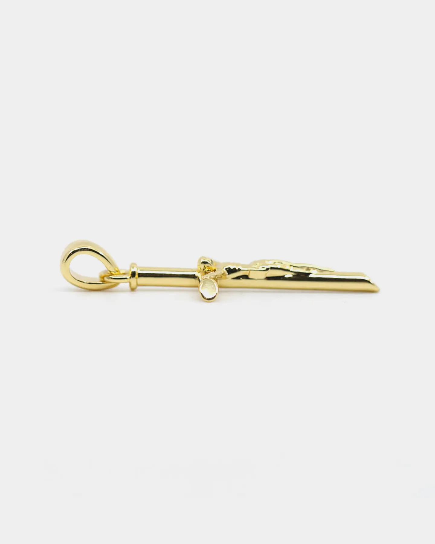 Saint Morta Men's Crucifix Pendant Gold