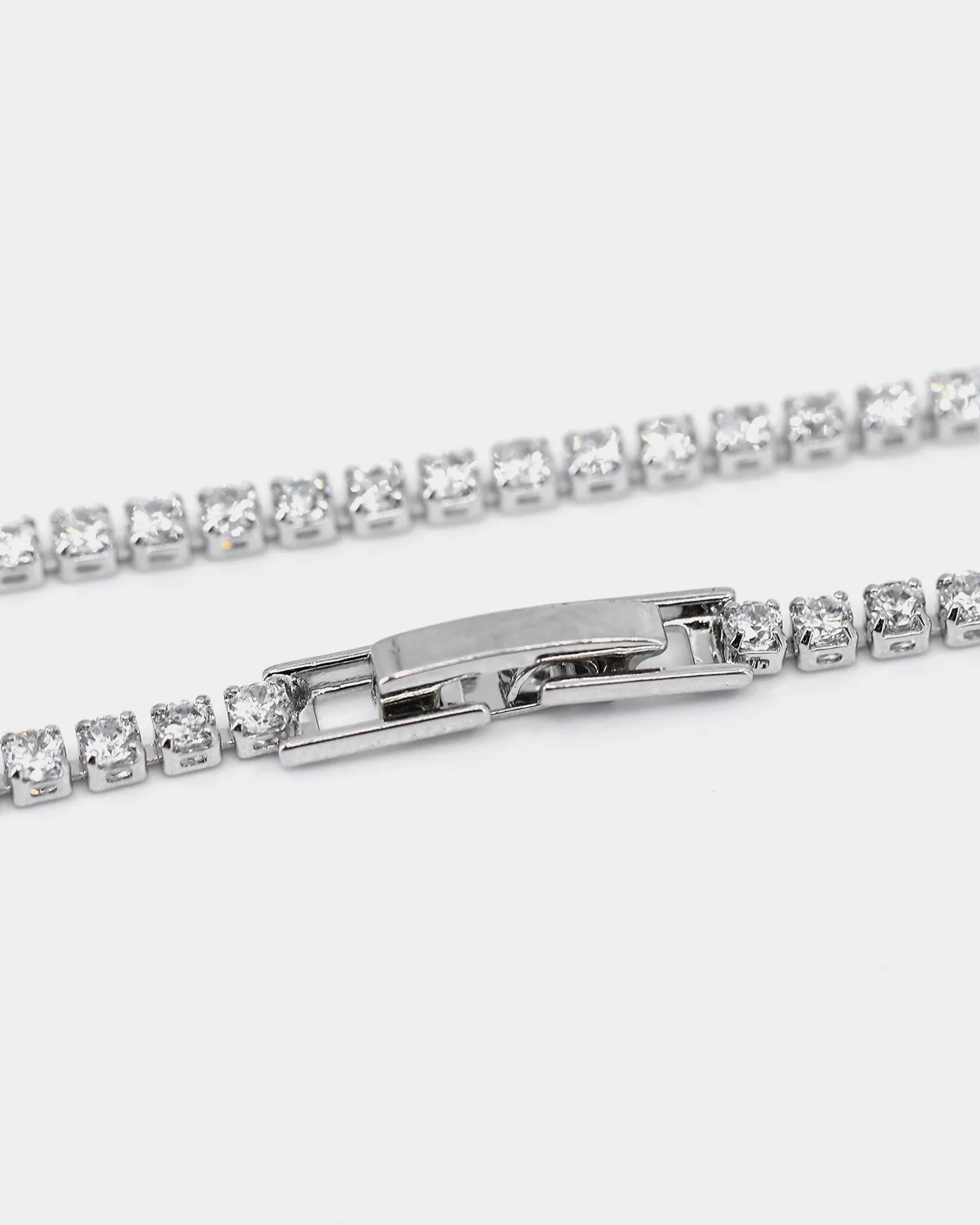 Saint Morta Micro 24" Tennis Necklace White Gold