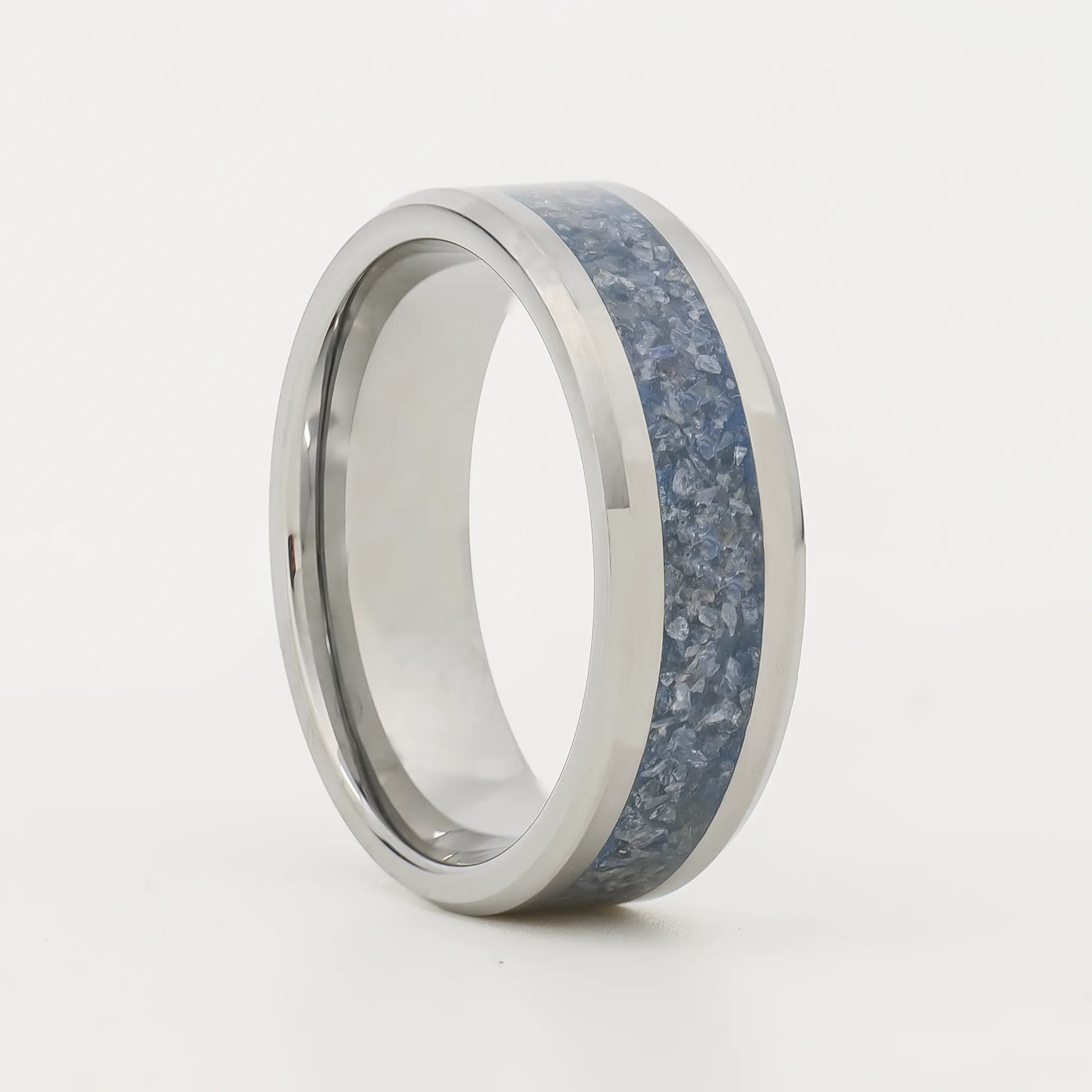 Sapphire Glowstone Ring on Tungsten