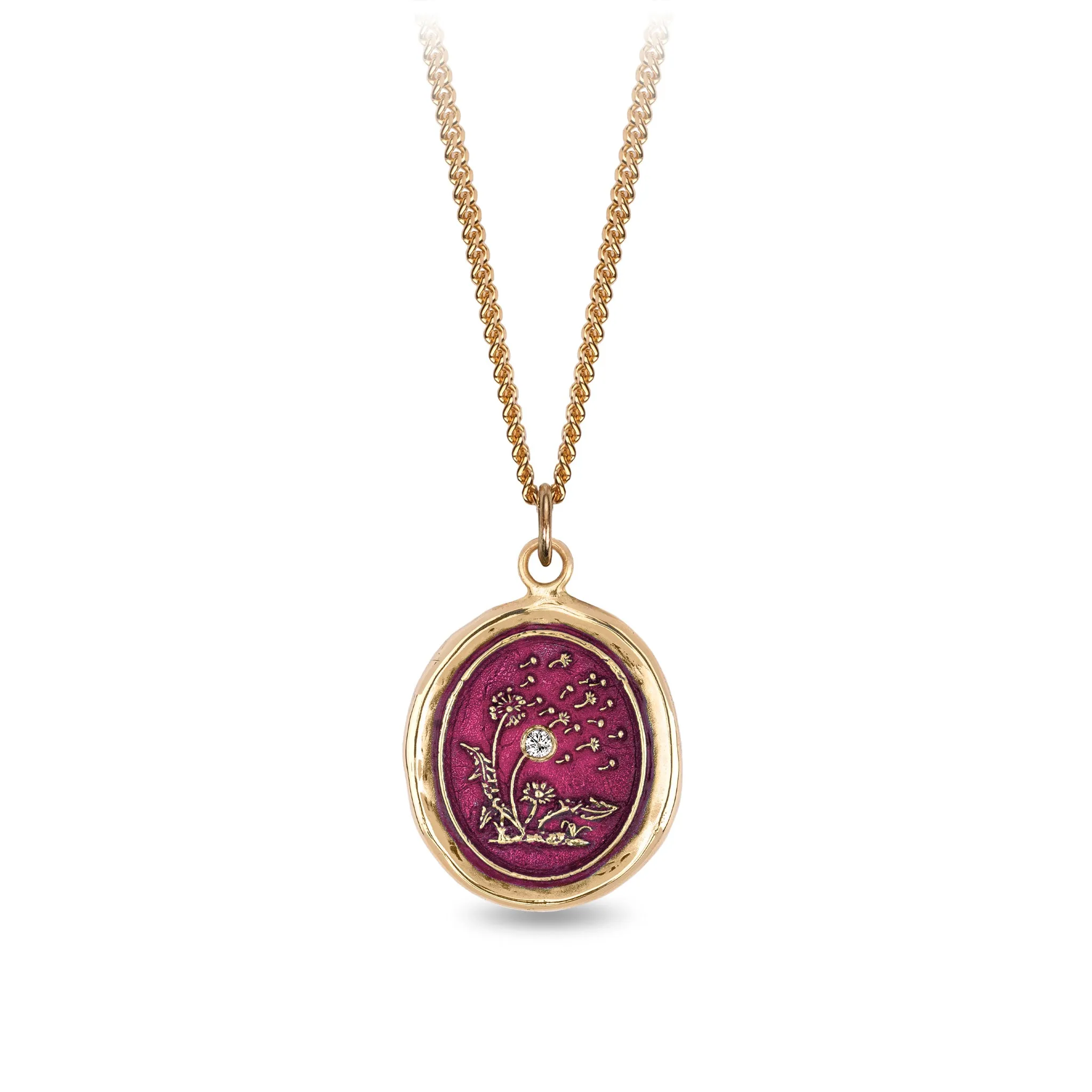 Seeds of Success 14K Gold Diamond Set Signature Talisman - True Colors