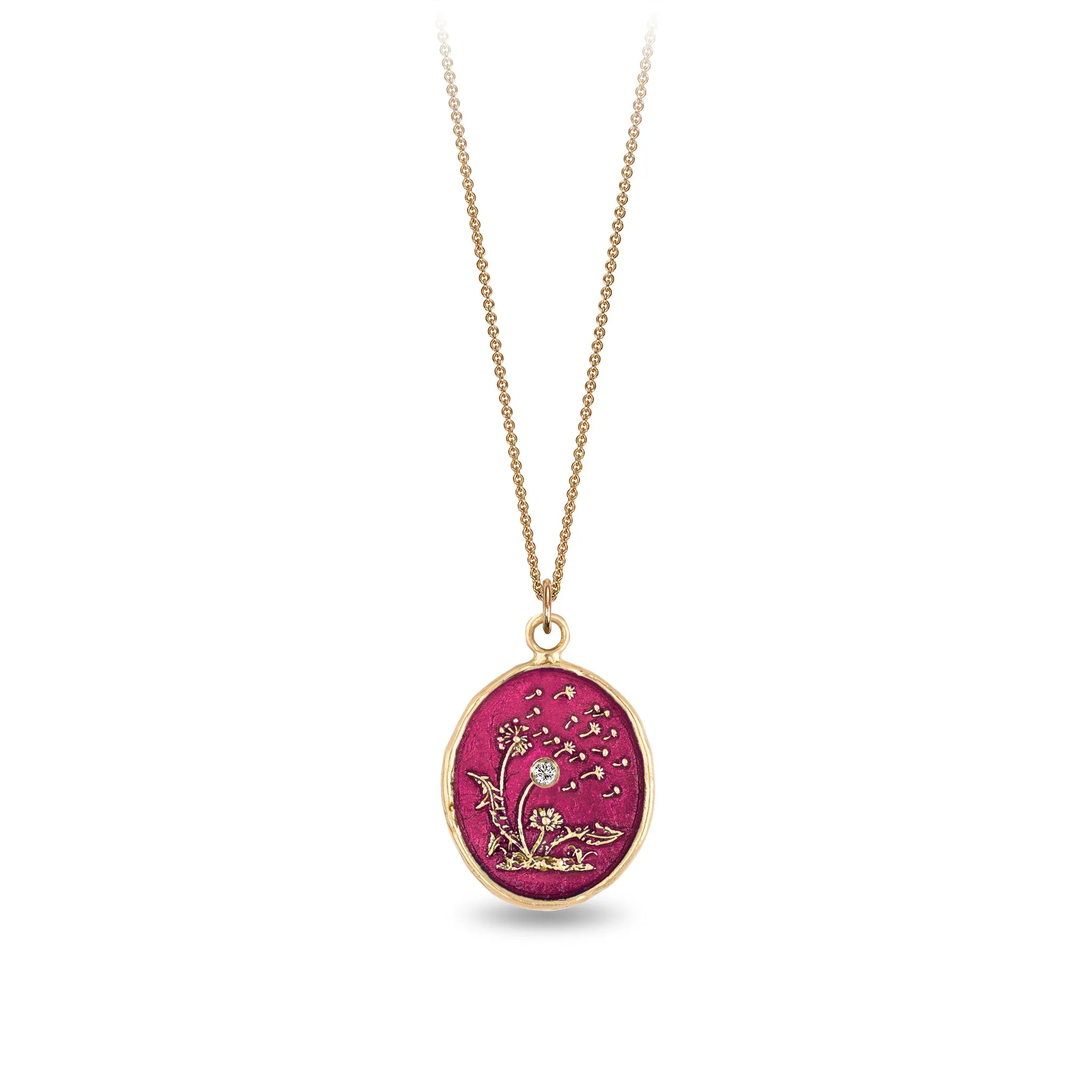 Seeds of Success 14K Gold Diamond Set Talisman - True Colors