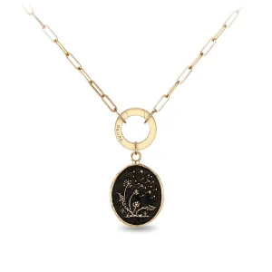 Seeds of Success 14K Gold Long Link Paperclip Chain Necklace