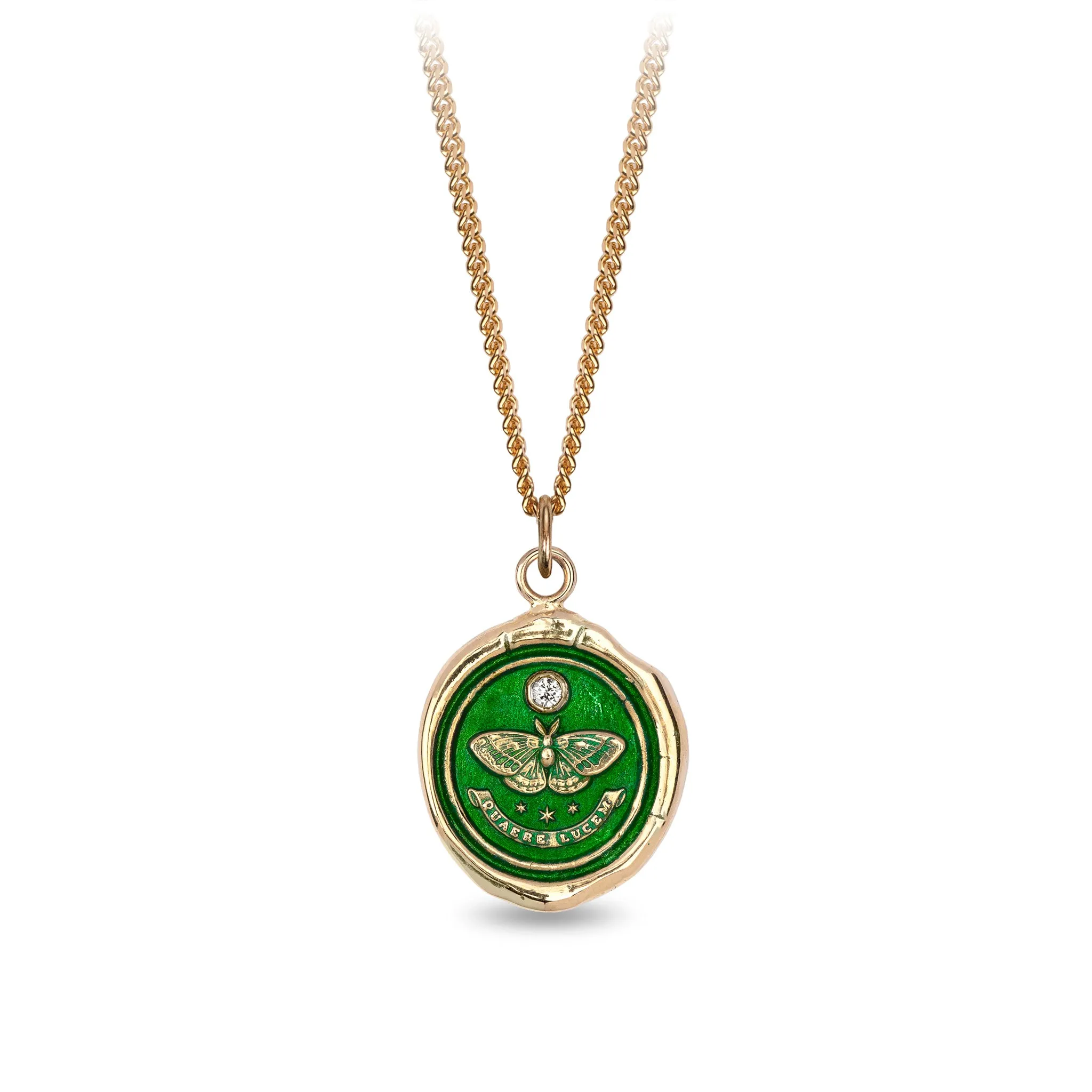 Seek the Light 14K Gold Diamond Set Signature Talisman - True Colors
