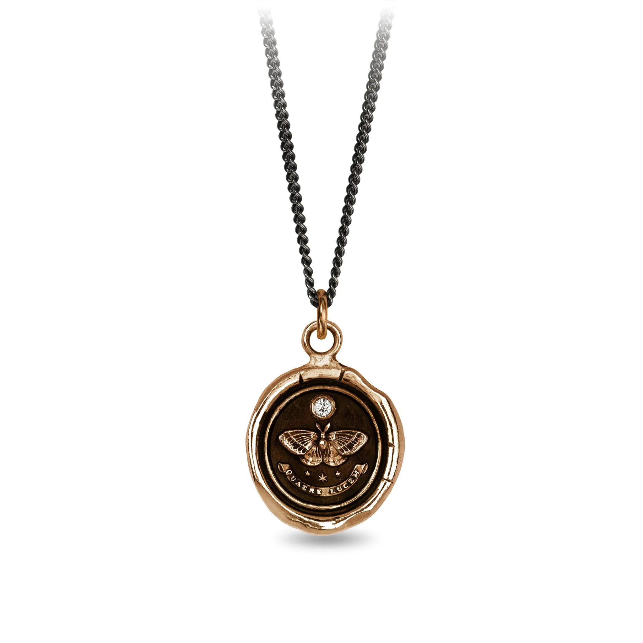 Seek the Light Diamond Set Talisman