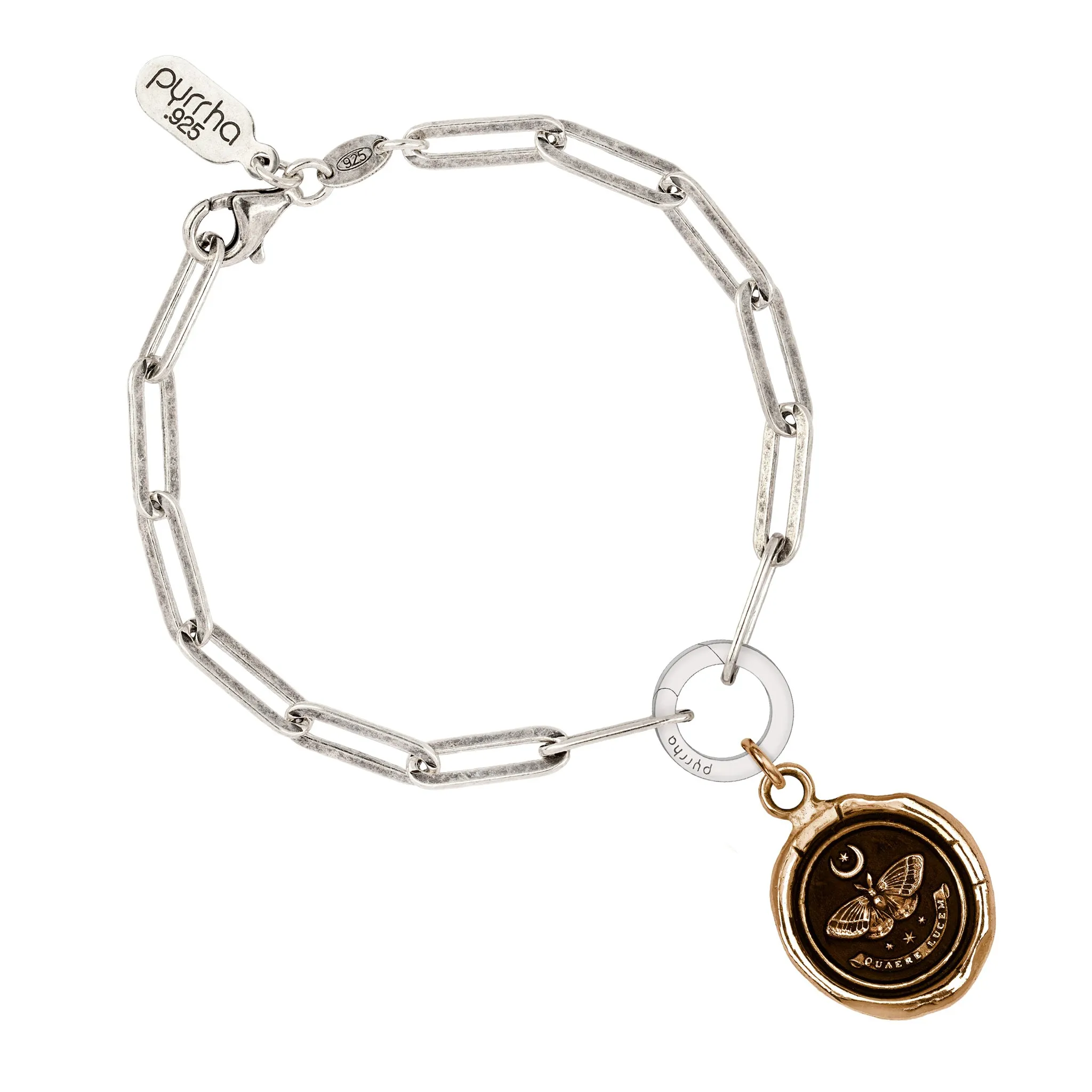 Seek the Light Paperclip Chain Bracelet
