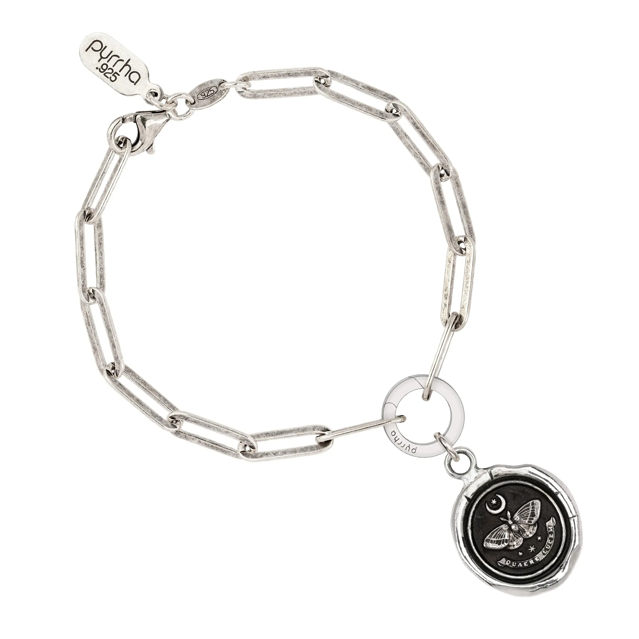 Seek the Light Paperclip Chain Bracelet