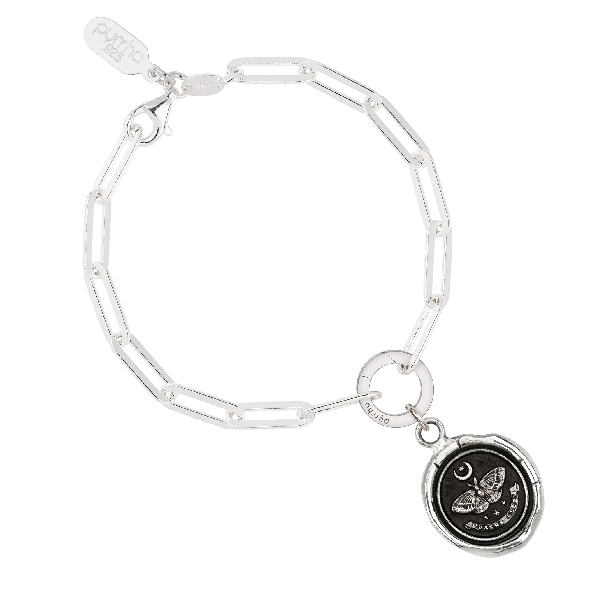 Seek the Light Paperclip Chain Bracelet