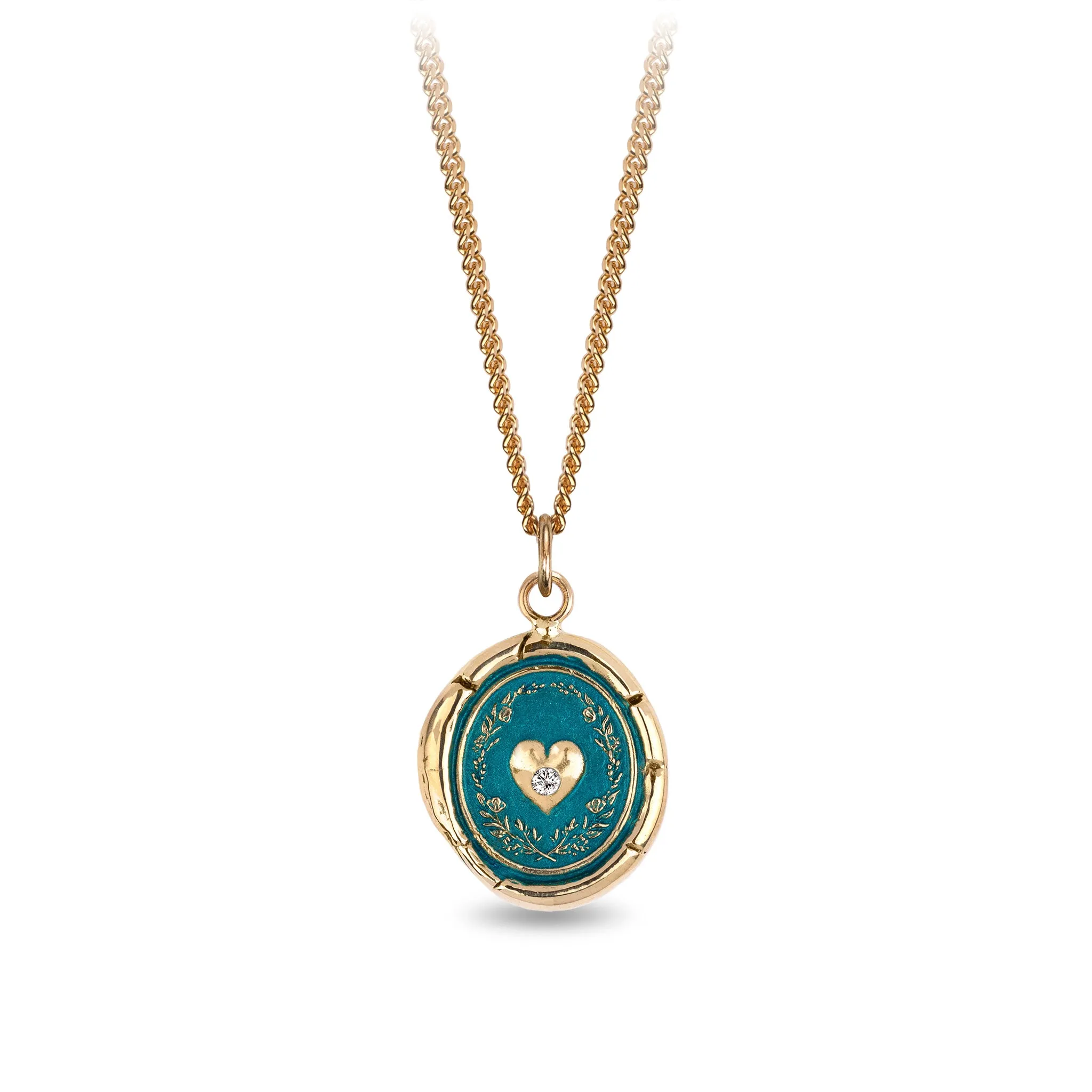 Self-Love 14K Gold Diamond Set Signature Talisman - True Colors