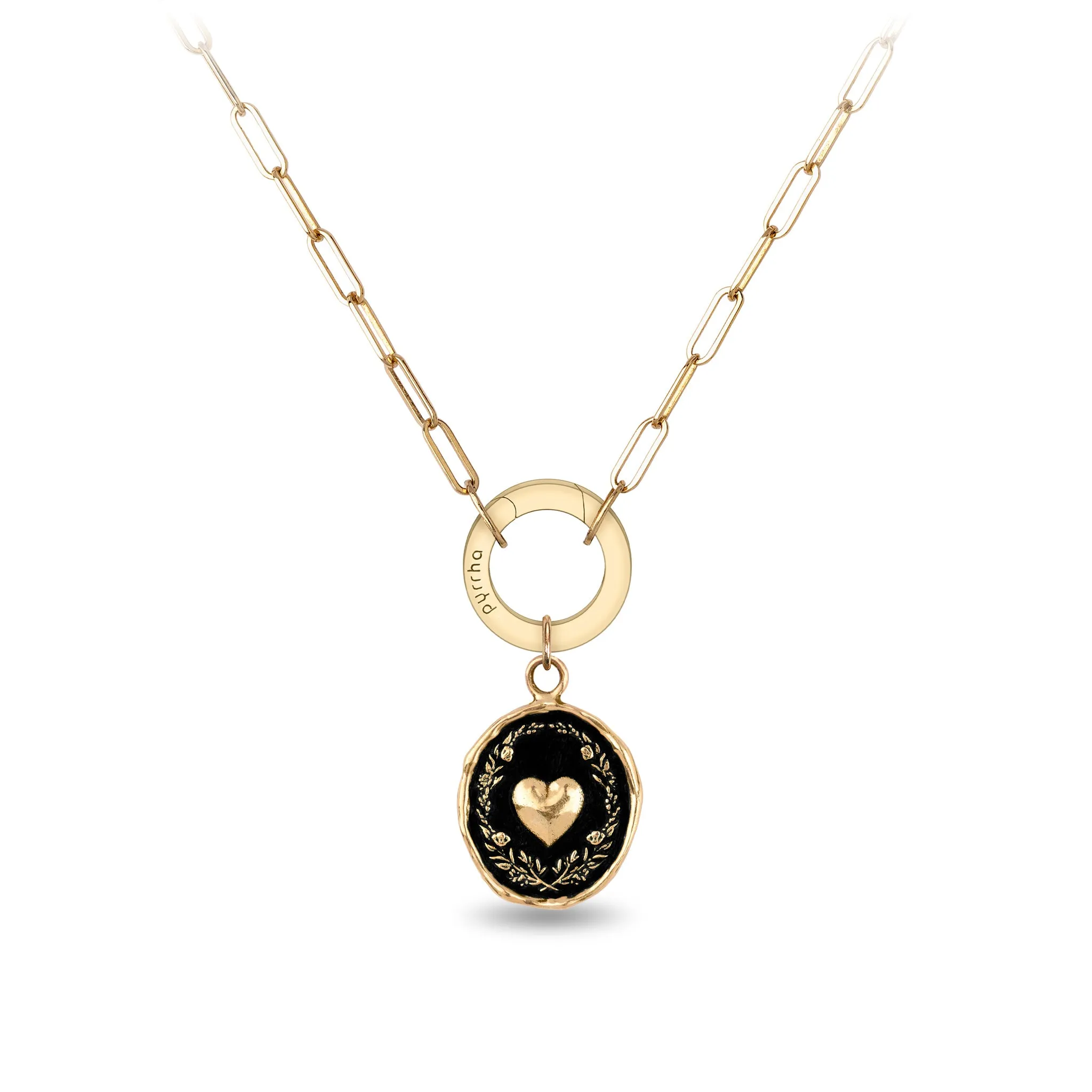 Self-Love 14K Gold Long Link Paperclip Chain Necklace