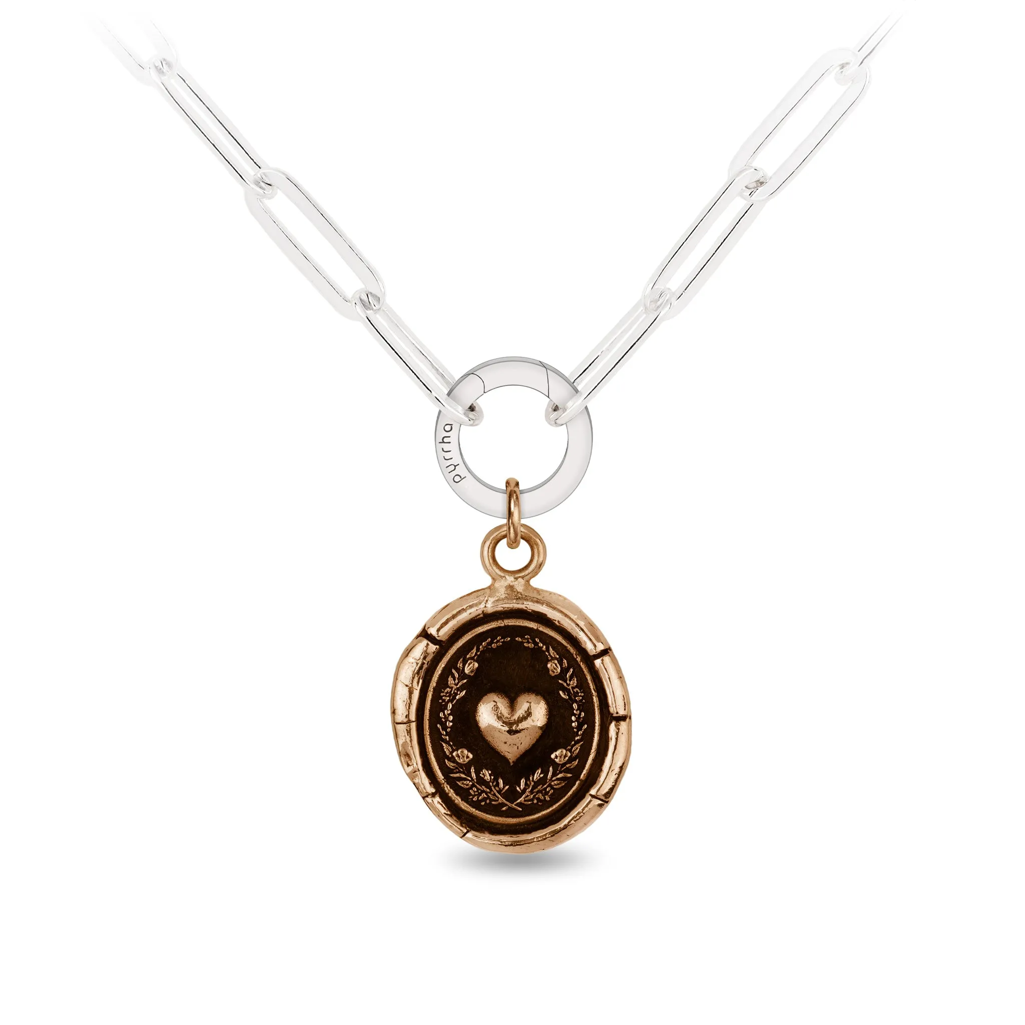 Self-Love Large Paperclip Chain Necklace