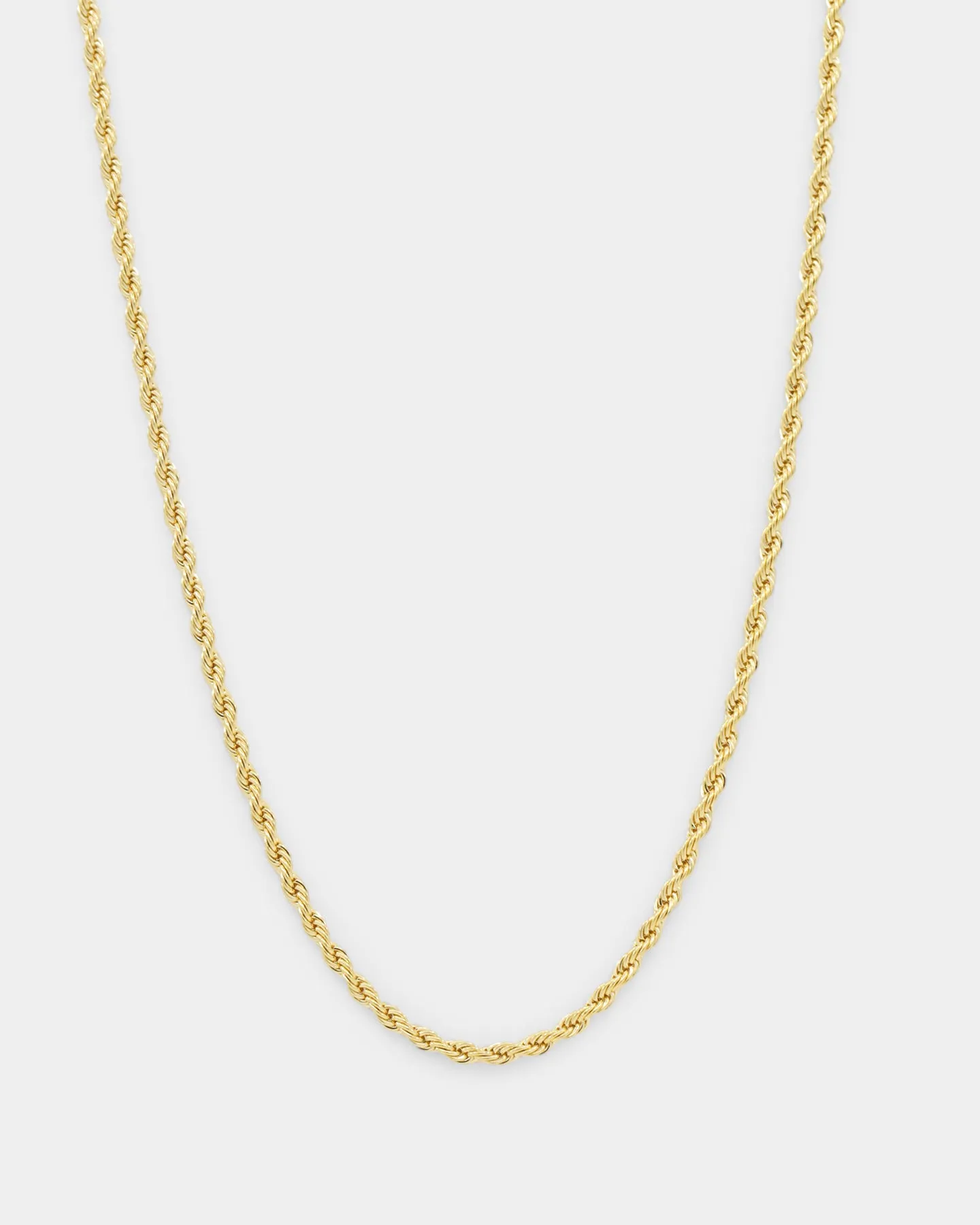 Shortie Kids' Classic Micro Rope 2mm Chain Gold