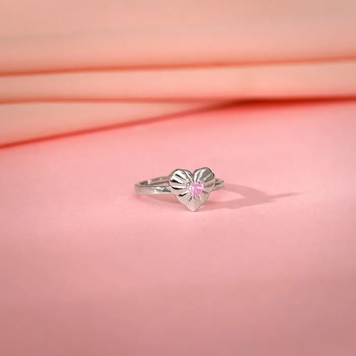 Silver Blushheart Ring Giva