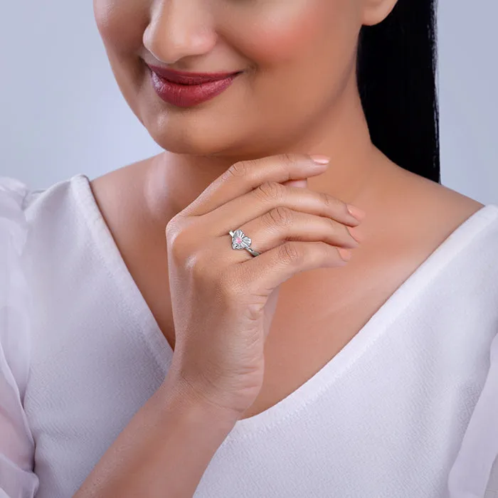 Silver Blushheart Ring Giva