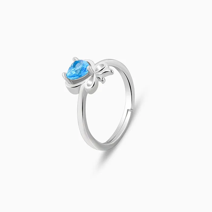 Silver Bonded Hearts Ring Giva