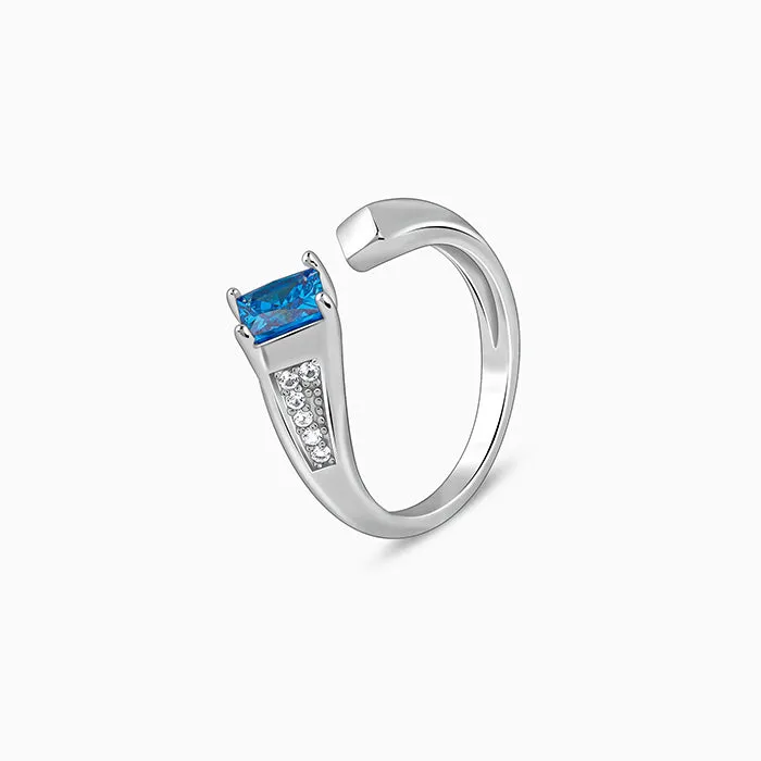 Silver Bright Azure Ring Giva