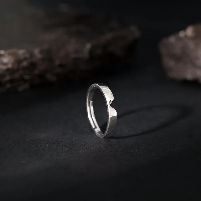 Silver Classic V Ring For Him Giva