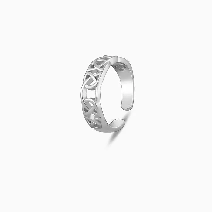 Silver Dancing Waves Toe Rings Giva