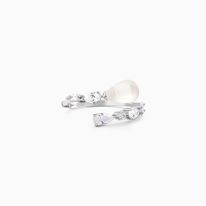 Silver Glamour Glow Ring Giva