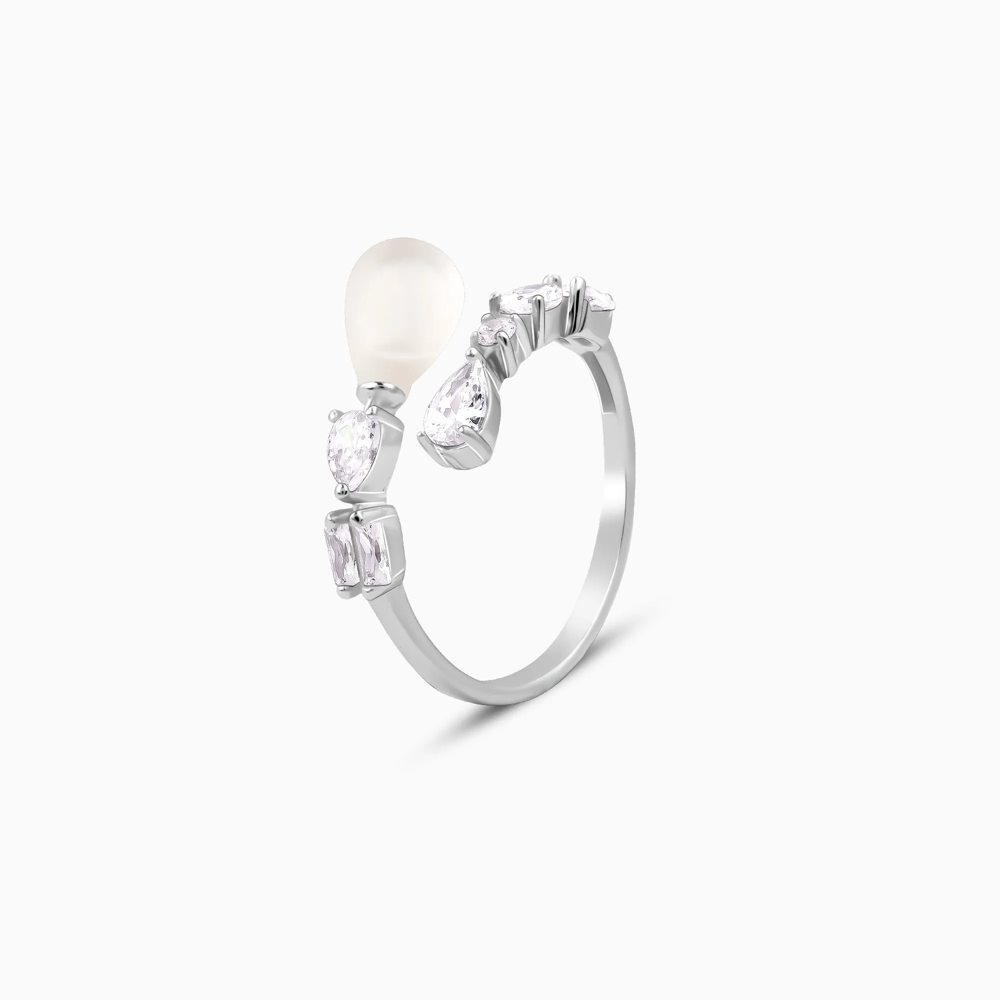 Silver Glamour Glow Ring Giva