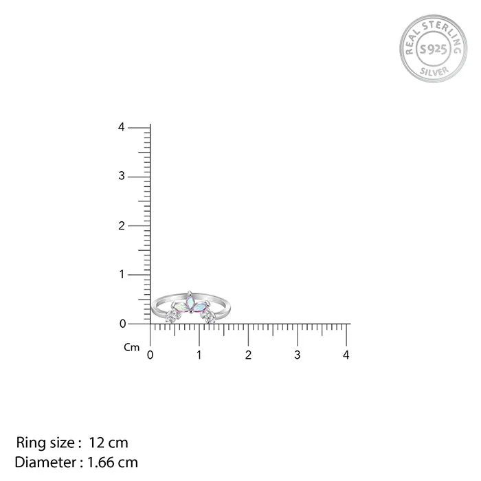 Silver Leafy Vanki Ring Giva