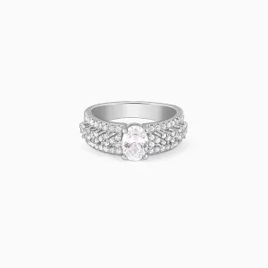 Silver Queen of Hearts Ring Giva