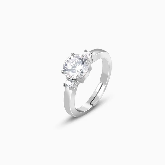 Silver Serenity Shine Ring Giva