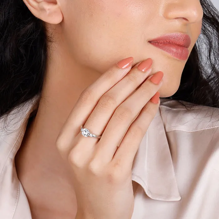 Silver Serenity Shine Ring Giva