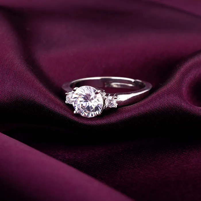 Silver Serenity Shine Ring Giva