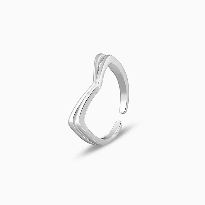 Silver Vintage Love Toe Rings Giva