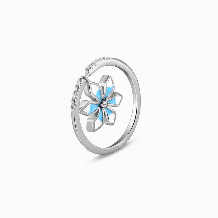 Silver White Musli Flip Ring Giva