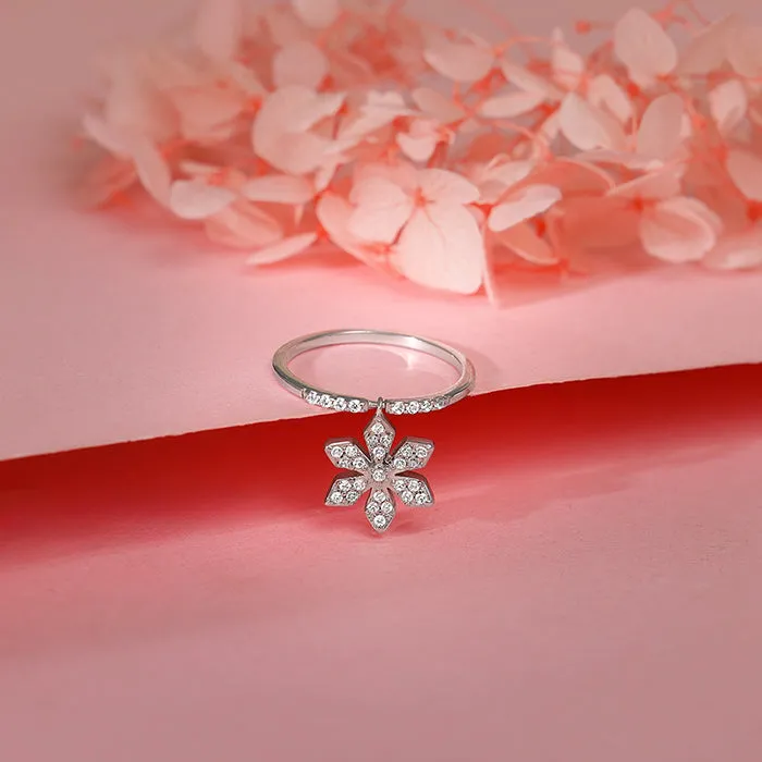 Silver White Musli Flip Ring Giva