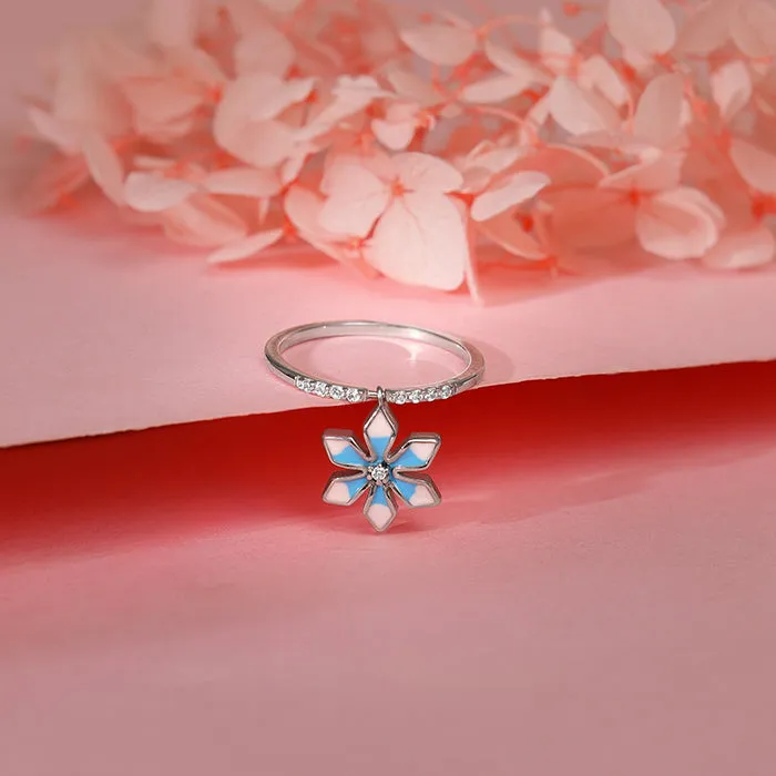Silver White Musli Flip Ring Giva