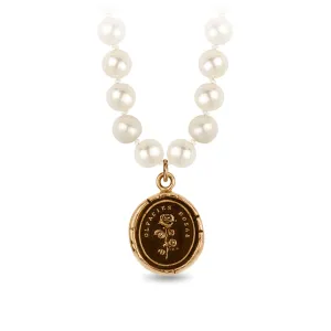 Slow Down Freshwater Pearl Necklace - Ivory