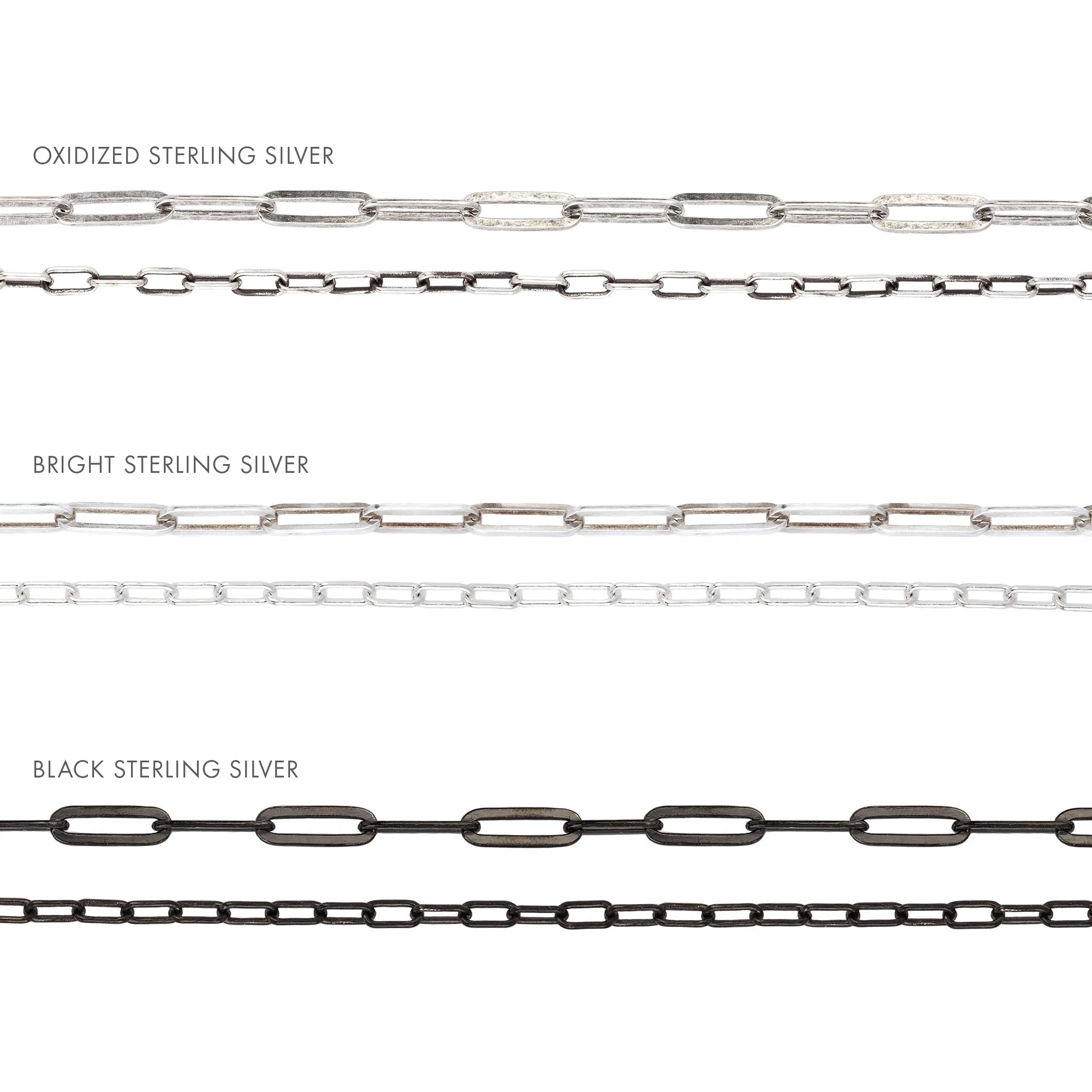 Small Paperclip Chain with Talisman Clip