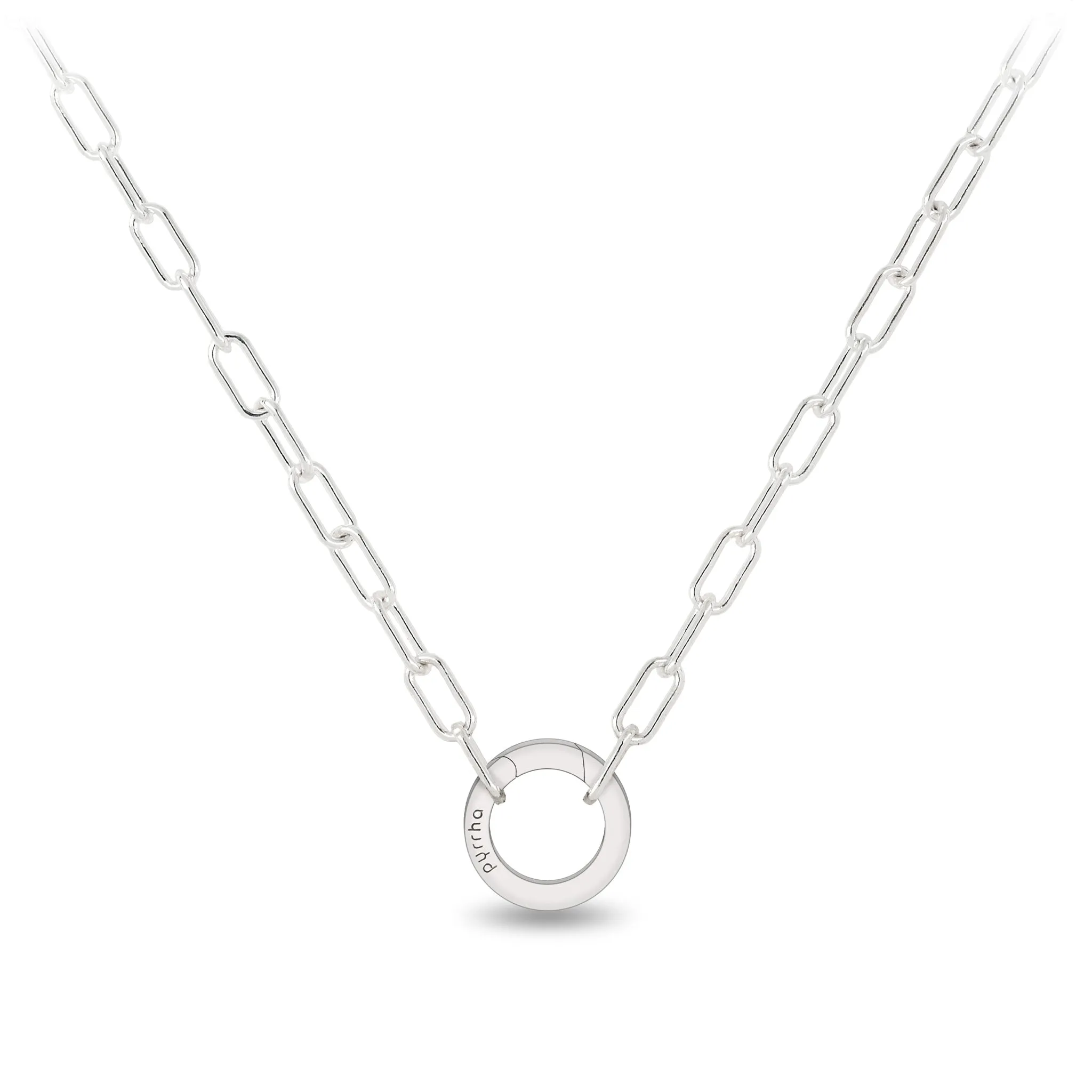 Small Paperclip Chain with Talisman Clip