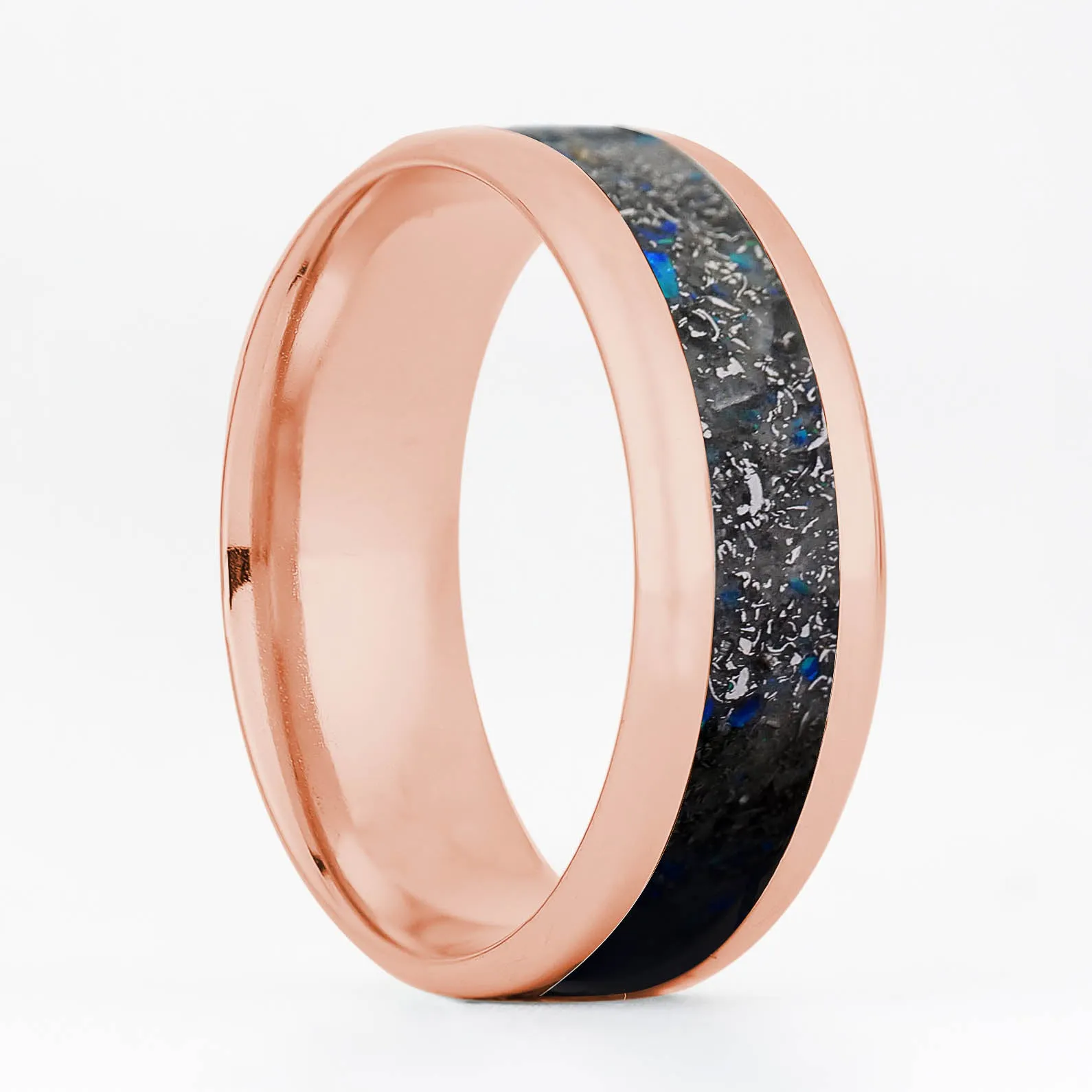 Solid Gold Star Dust Ring