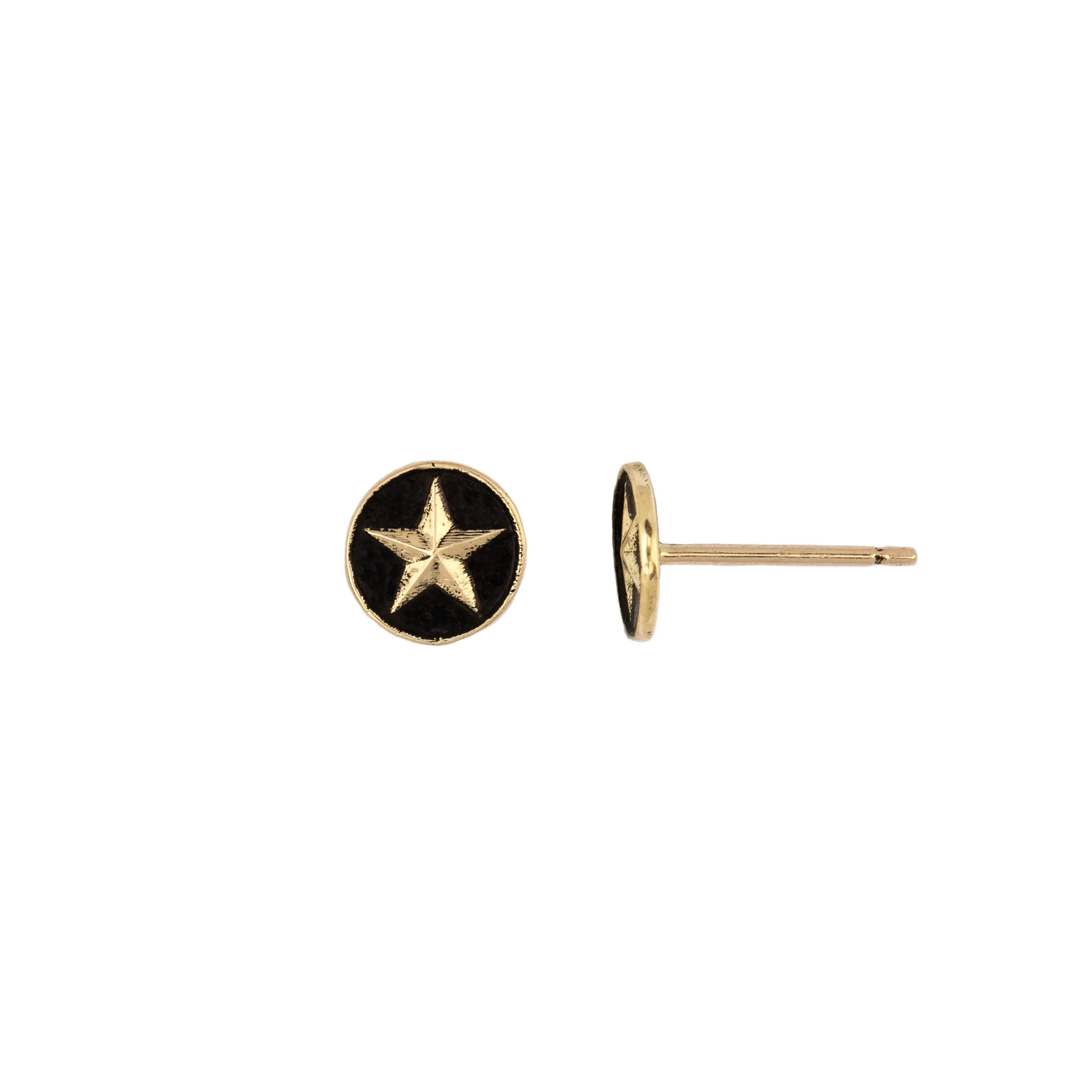 Star 14K Gold Symbol Stud