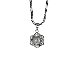 Starbound Meteorite and Sterling Silver Pendant