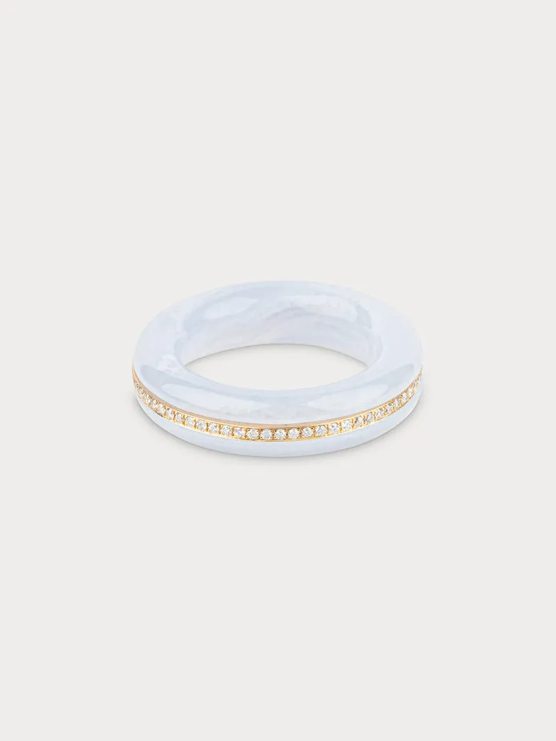 Stone Linings Ring (Made to Order)