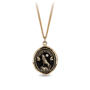 Struggle and Emerge 14K Gold Diamond Set Signature Talisman