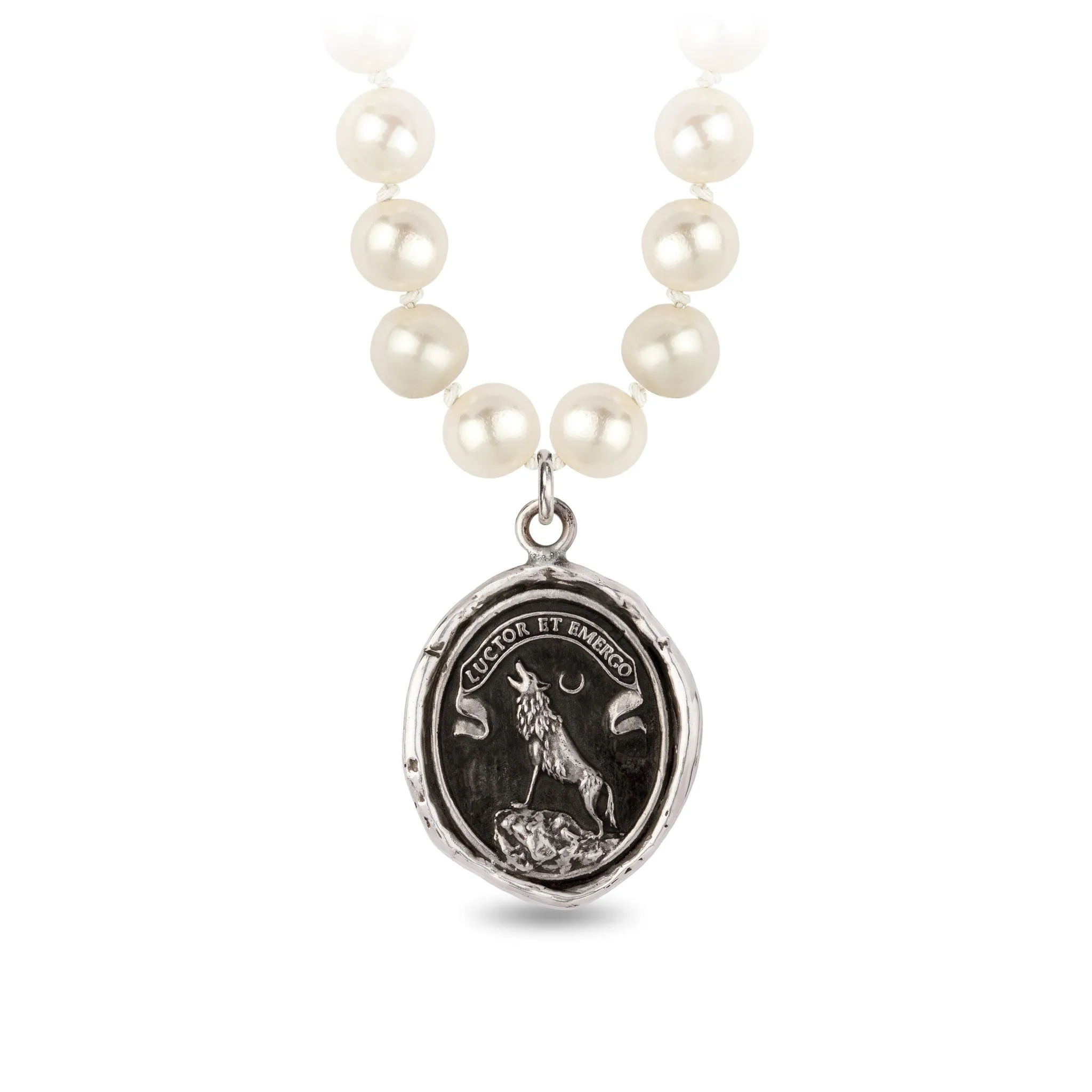 Struggle and Emerge Freshwater Pearl Necklace - Ivory