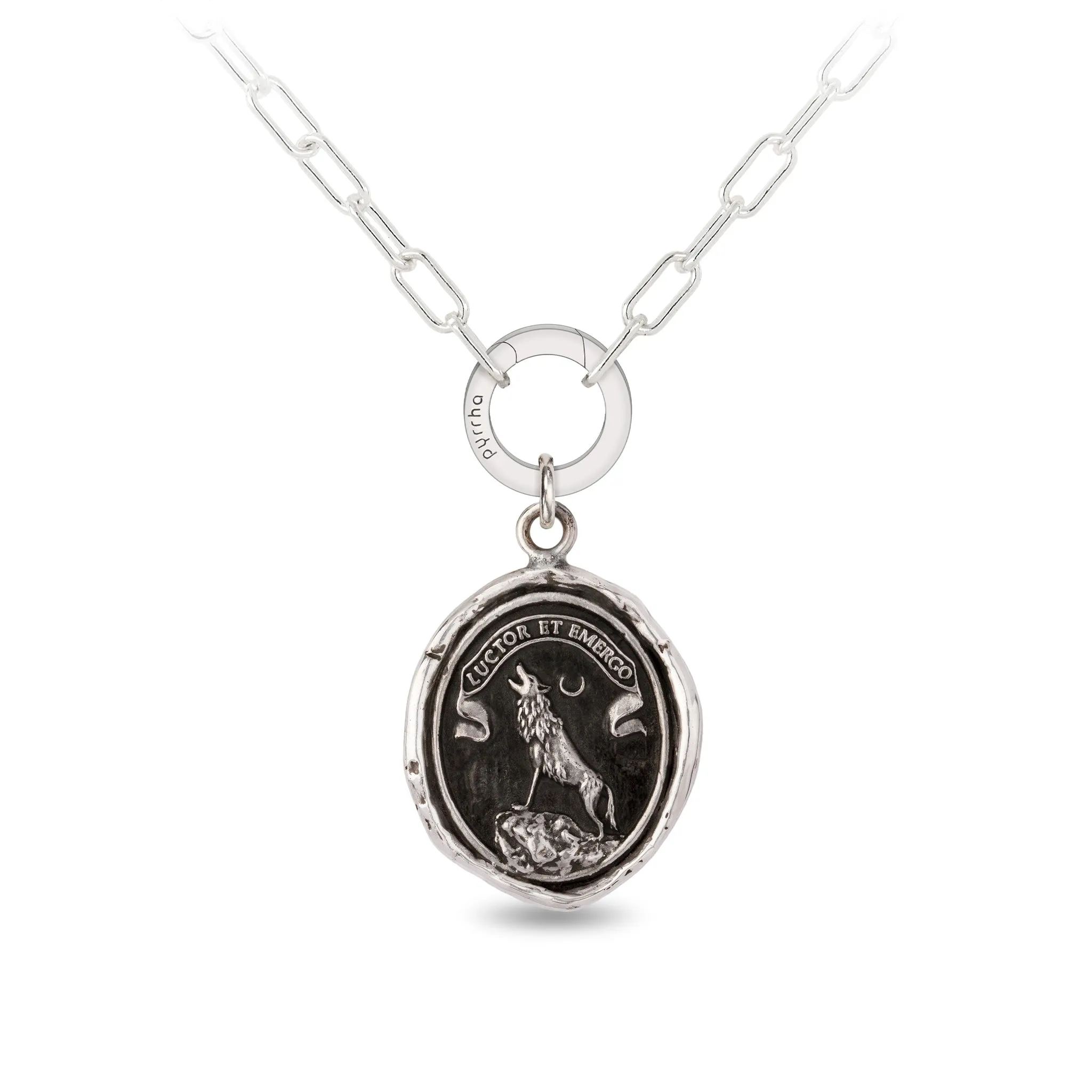 Struggle and Emerge Small Paperclip Chain Necklace