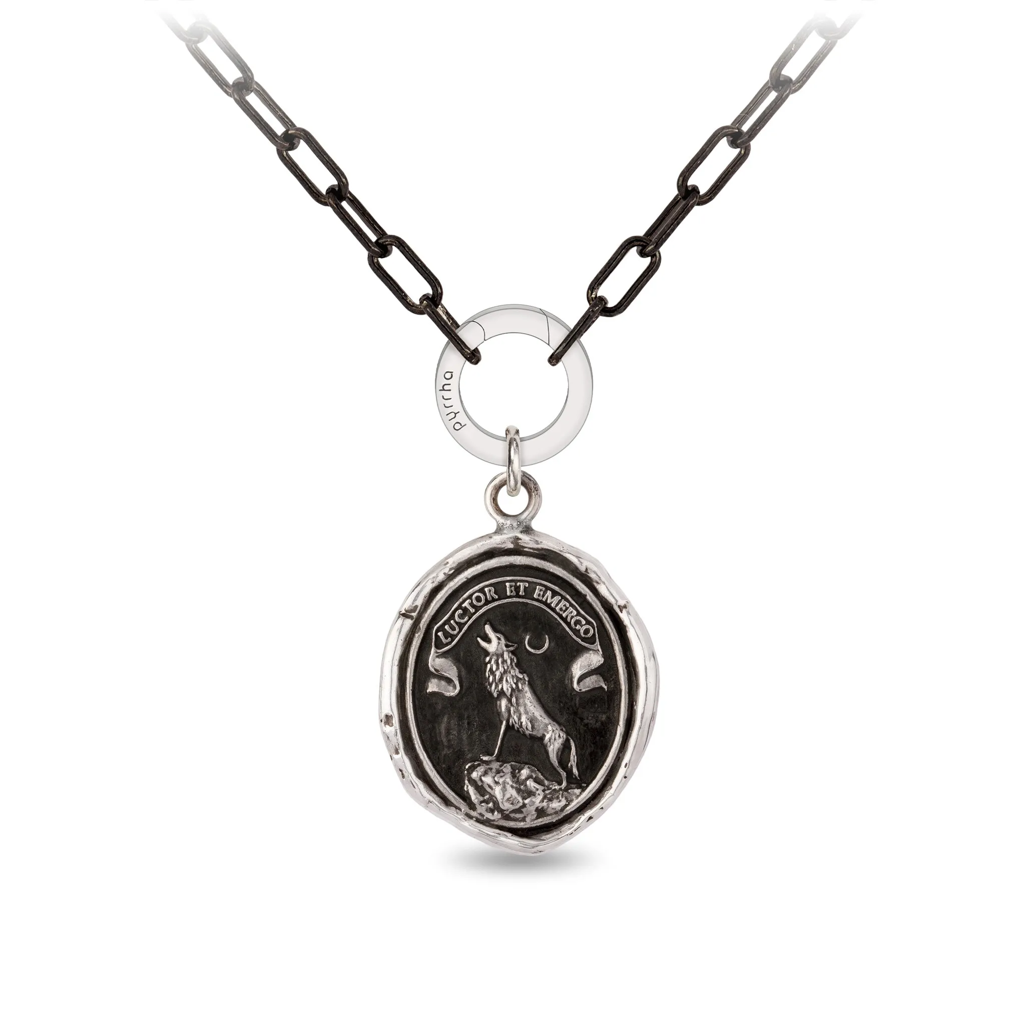 Struggle and Emerge Small Paperclip Chain Necklace