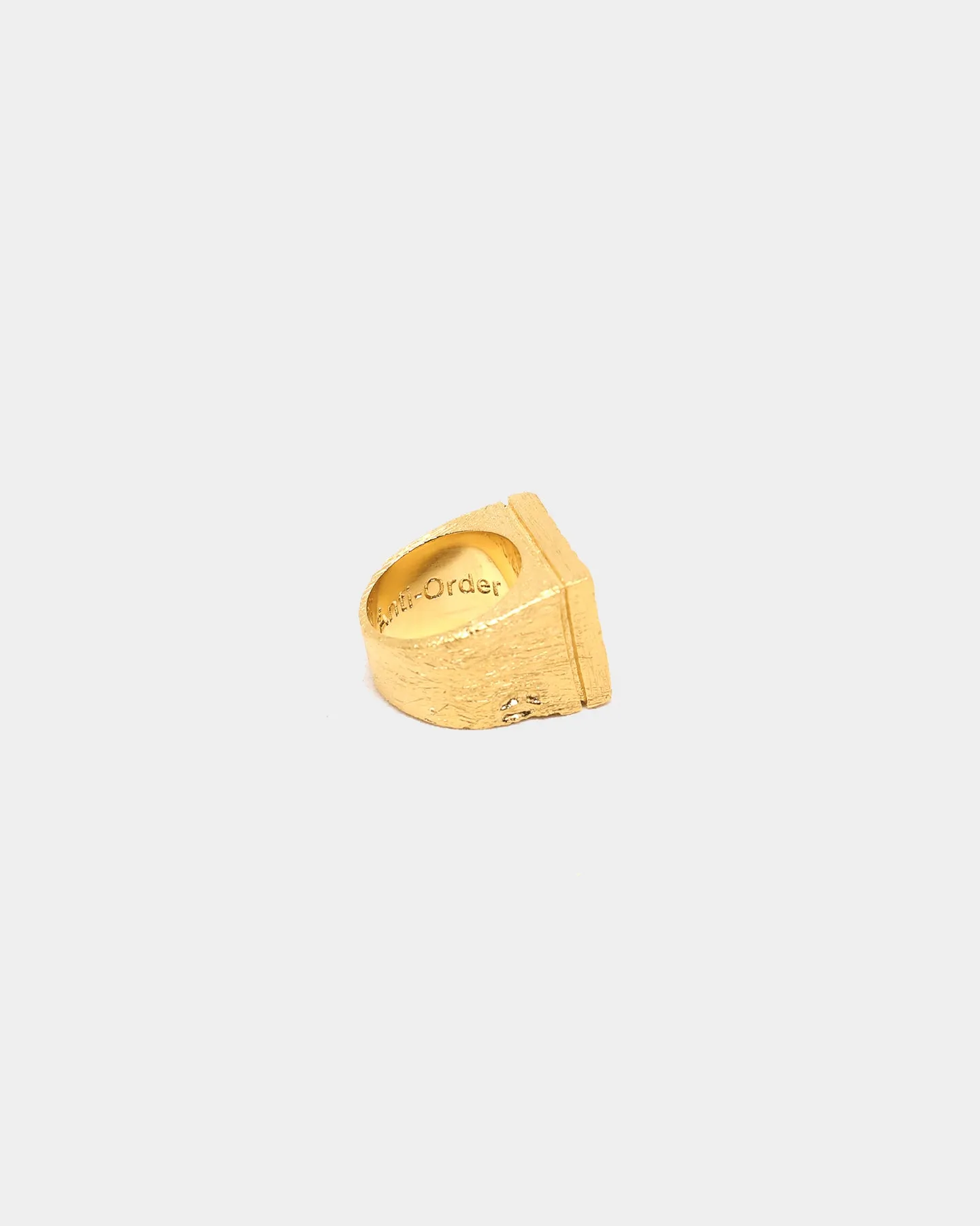 THE ANTI ORDER ANTI-LOGO RING GOLD