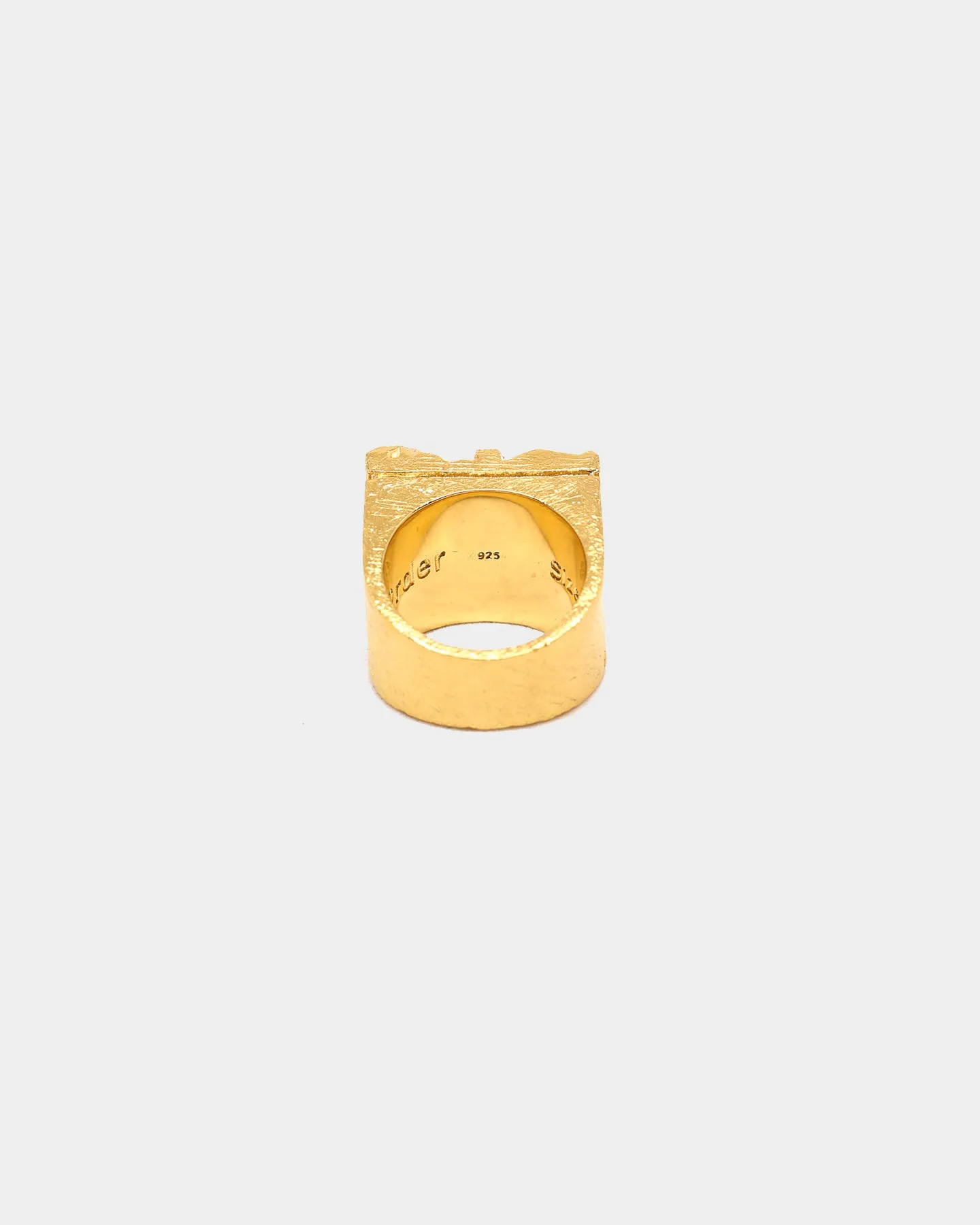 THE ANTI ORDER ANTI-LOGO RING GOLD